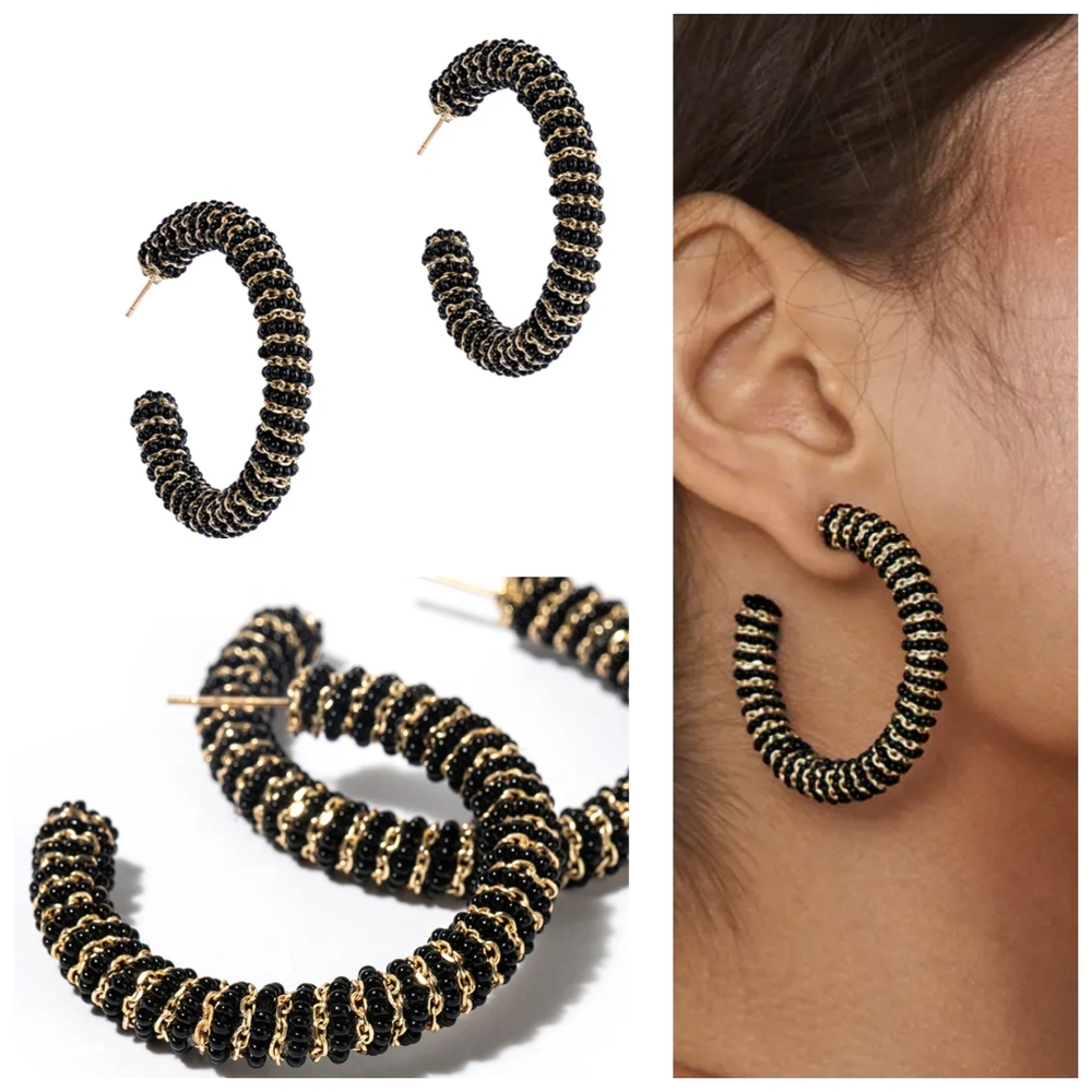 Deepa Gurnani Zareen Hoop Earrings